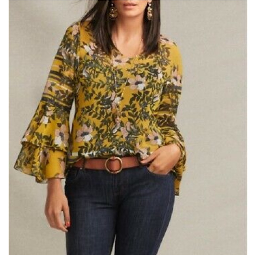 Cabi Scene Blouse, pure romance, S, M,